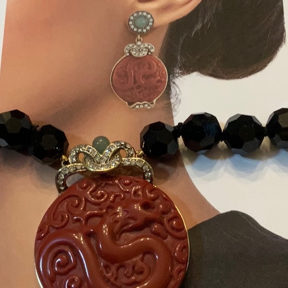 Heidi Daus Jewelry - Heidi Daus earrings and necklace